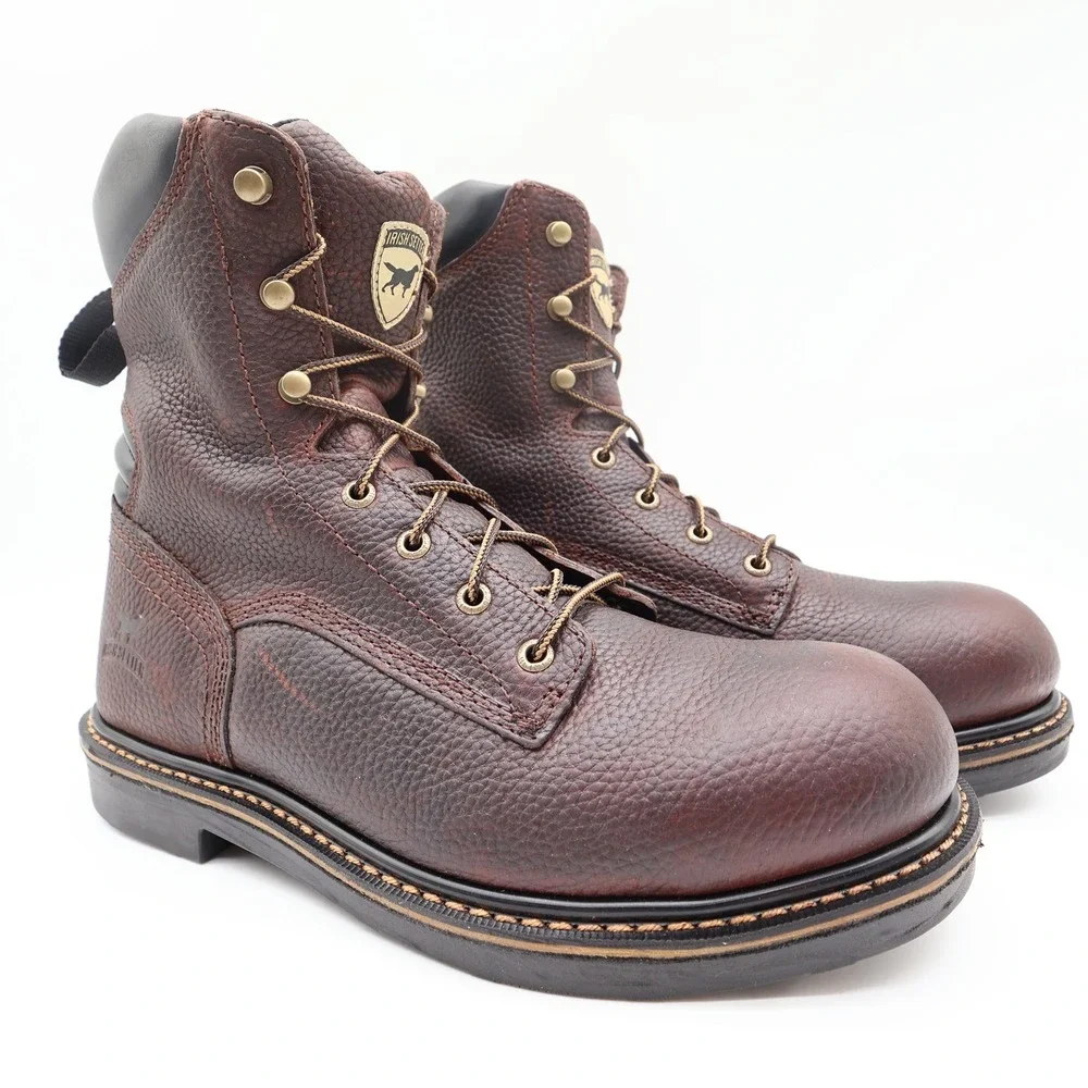 Irish Setter Boots Mens 9.5 D Farmington Leather Work 83803 Soft Toe NIB